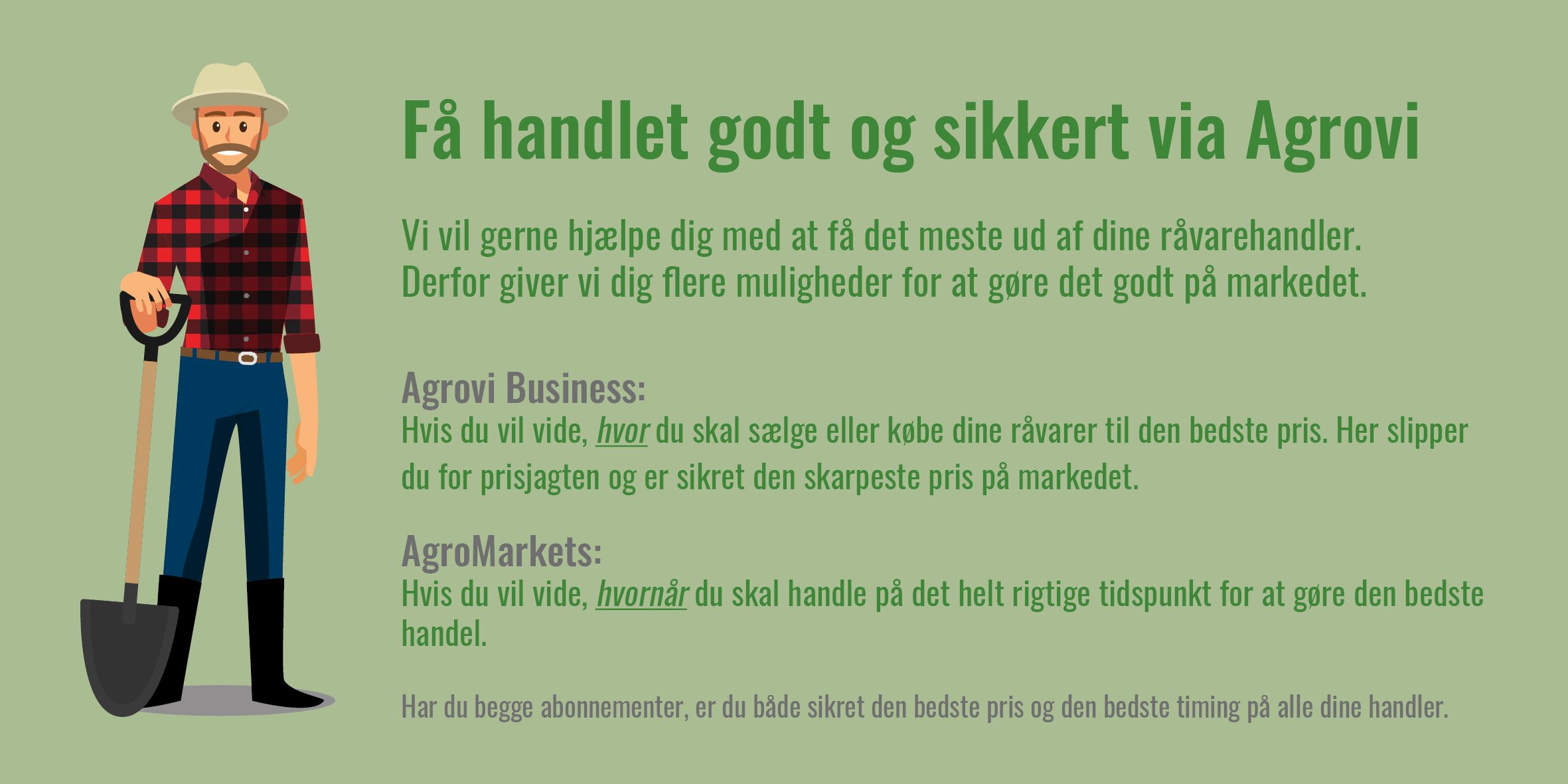 Agrovi Business. Sikker handel med Agrovi.